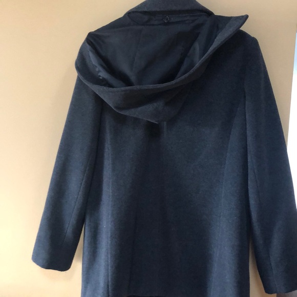 KENNETH COLE REACTION Grey/Charcoal Coat Size 14 - Picture 9 of 11